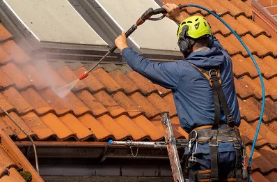 Démoussage et hydrofuge de toiture à Bigorno